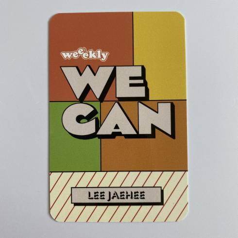 WEEEKLY 2ND MINI ALBUM 'WE CAN' MMT EXCLUSIVE PHOTOCARD - JAEHEE